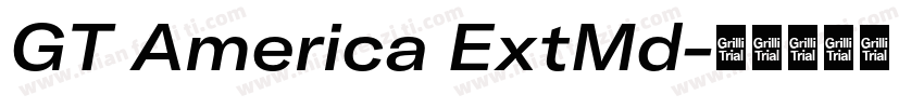 GT America ExtMd字体转换